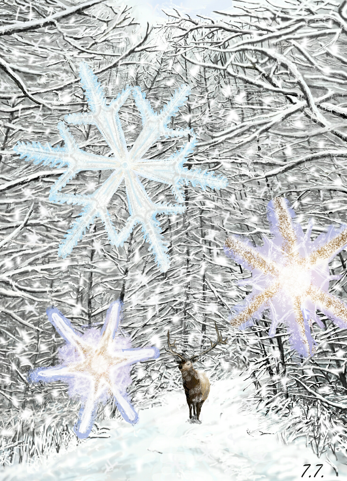 dcsnowflake drawing art artistic snow dcwintertime wint...